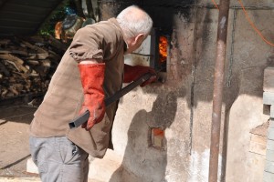 Robert Pagura en bon gestionnaire du feu.