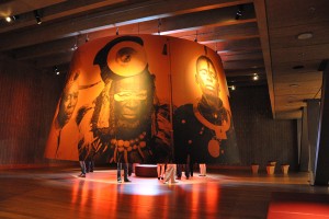 Vue intérieure d'une des salles d'exposition du Mas à Anvers.